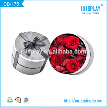 paper type flower box round cylinder gift box cardboard flower boxes