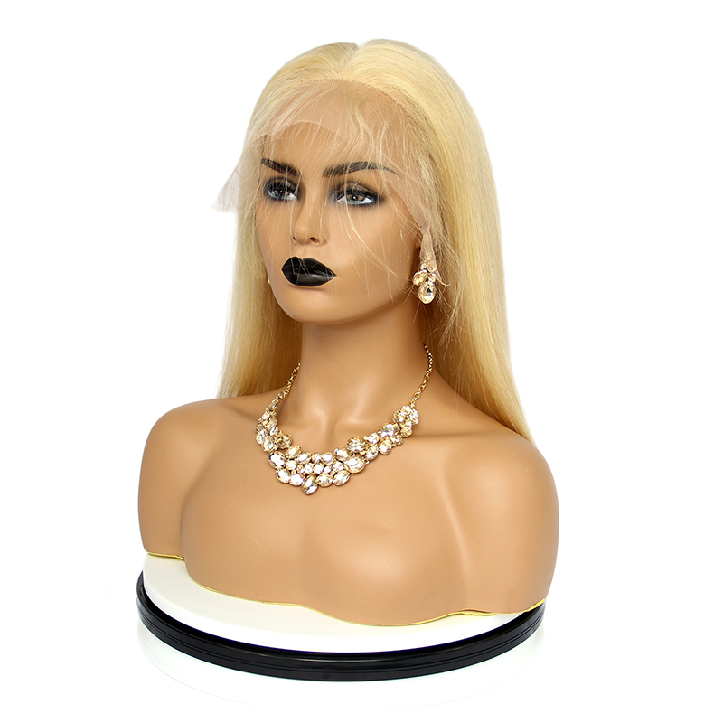 Xuchang supply wholesale prices make your own lace front raw virgin human hair wigs blonde