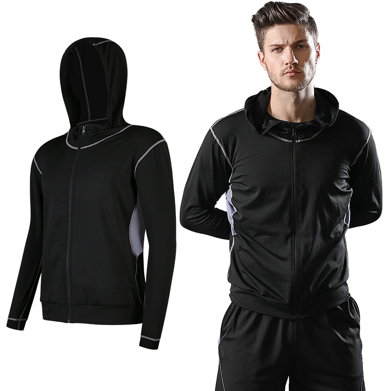 Free Sample Jogging Fitness Yoga Wear Gym Mens Sportswear Training Sport Jacket