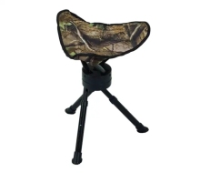 Custom Fashionable Portable Foldable Camo Tripod Stool for Outdoor Hunting