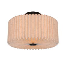 Vivienne Fabric Metal LED Ceiling Light