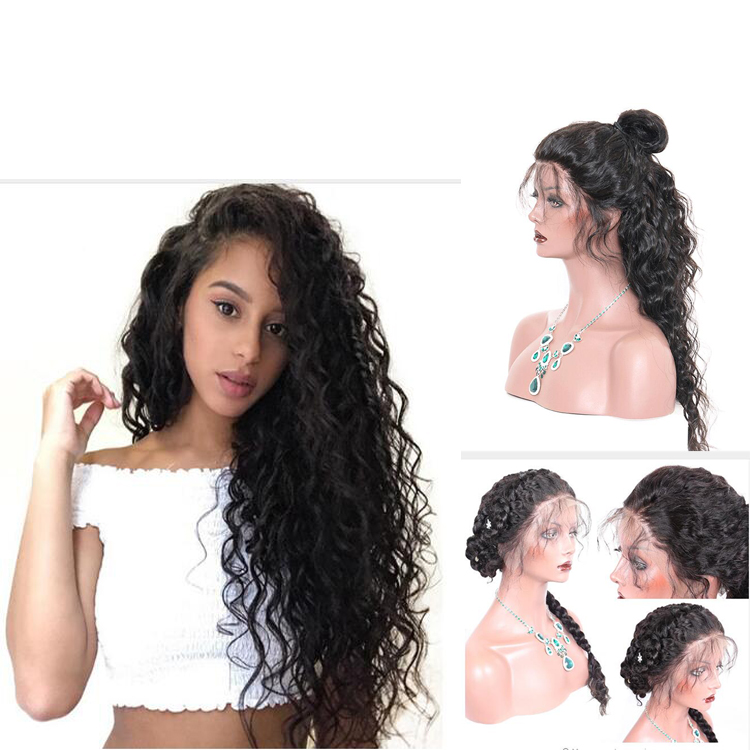 ali express brazilian frontal lace human hair wig 24 inches frontal lace 100% human hair wig