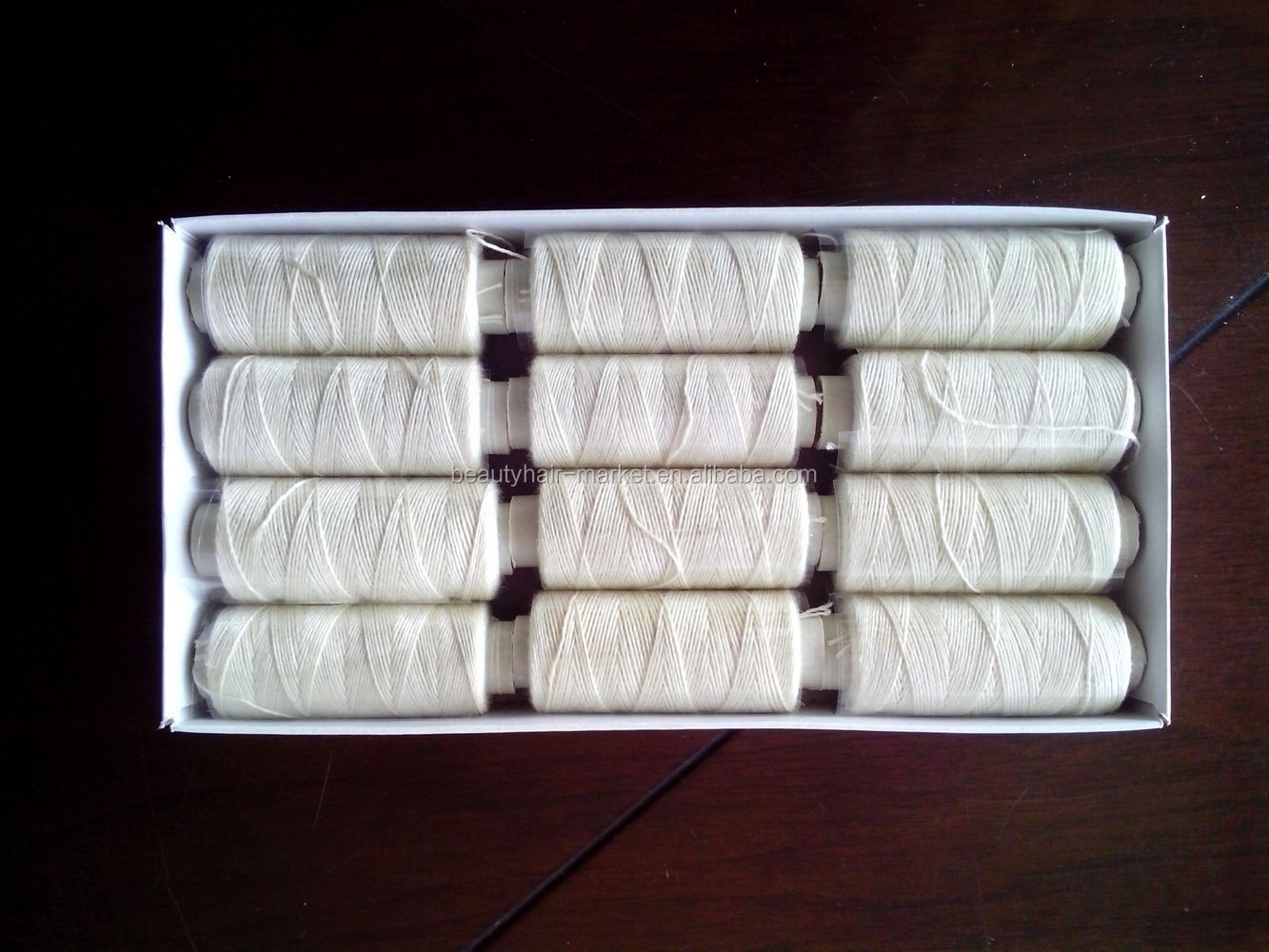 China Nylon Hair Weaving Thread For Hair Extensions Weaving