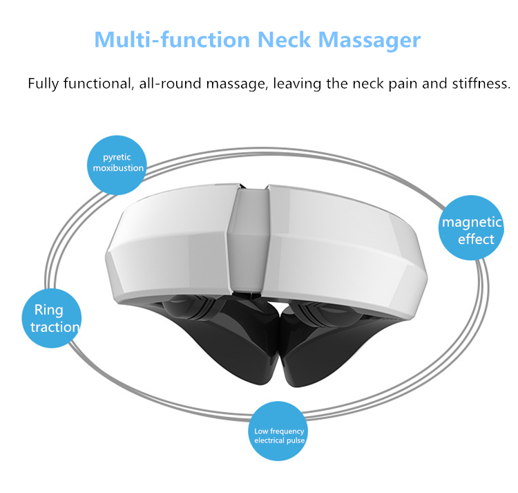 New design intelligent 5D neck massager low frequency cervical spine massager