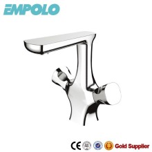 High quality basin faucet mixer,bathroom vanity basin faucet,two lever water faucet