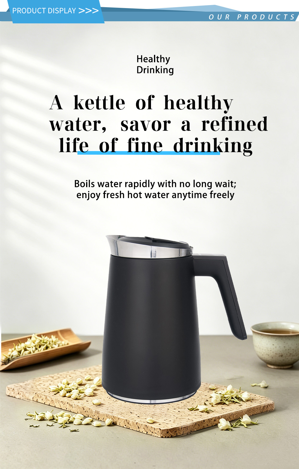 غلاية ستانلس ستيل 304 FK-2416 304 stainless steel kettle FK-2416