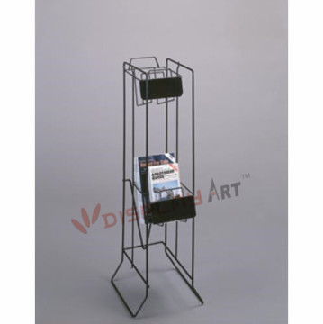 2 pocket digest display rack