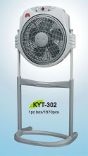 12"Box fan with stand