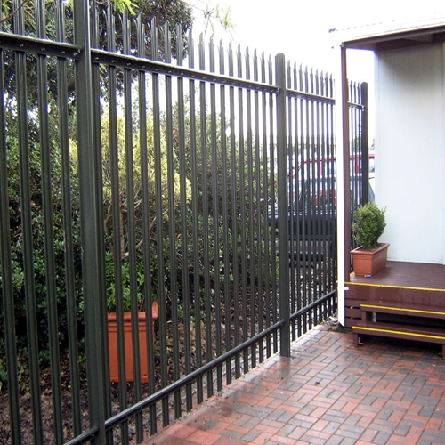 Metal Galvanized Steel Palisade Fence