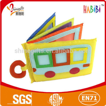 custom elegant baby cloth book