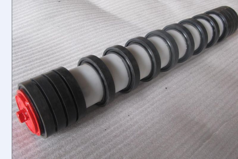 Conveyor Comb Idler Roller with Rubber Disc