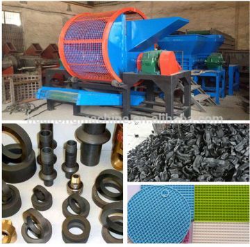 Tire shredder, used tyre shredder