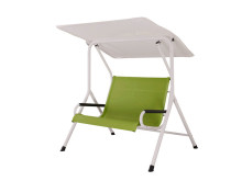 textilene swing chair with canopy & custion