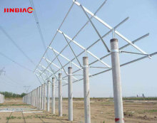 Zinc aluminum magnesium pv mount ground system
