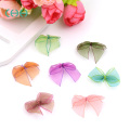 Eco-friendly mini organza ribbon bow for bra