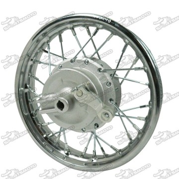 Kids Dirt Bike Wheel Drum Brake Steel Chromed rim 1.4x12