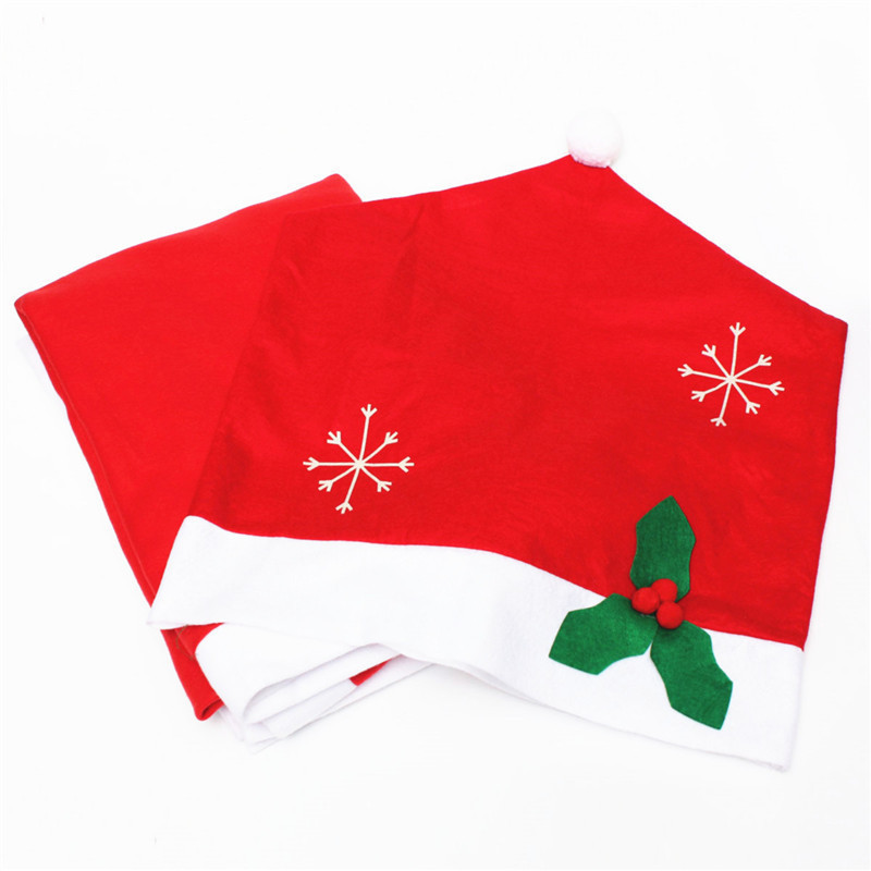 New product sale Christmas tablecloth + Christmas Snowflake chair cover set Christmas decorations wholesale