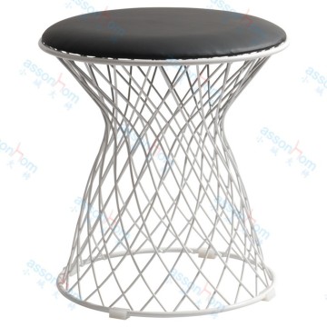 Wire Stool Chair #ACAS22--Synthetic leather bar stool--metal wire stools