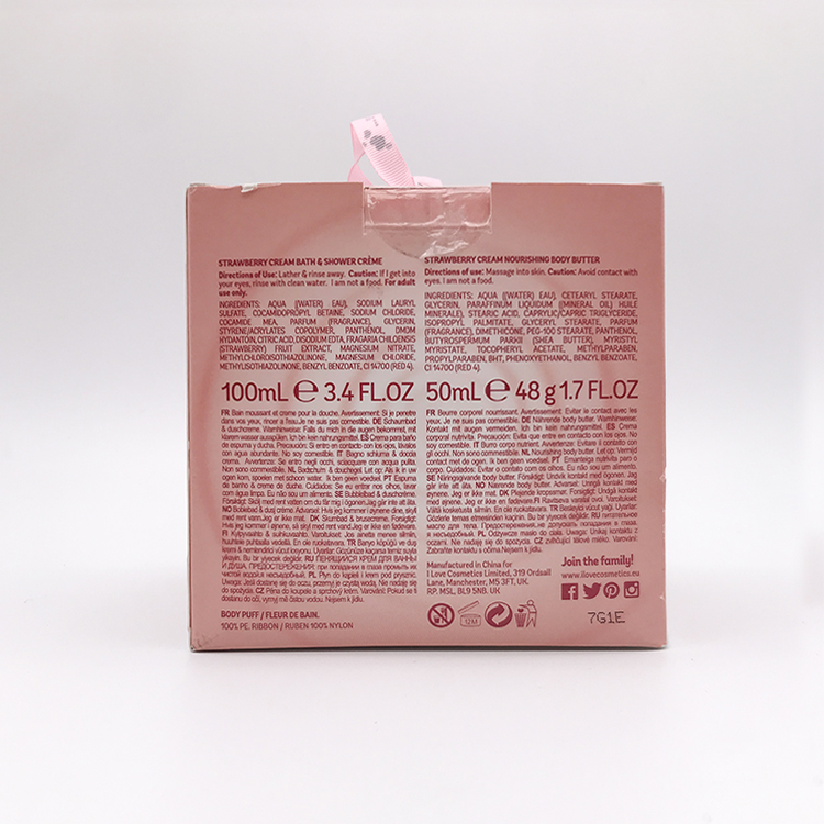 100ml strawberry bath travel shower cream 50ml body butter oil