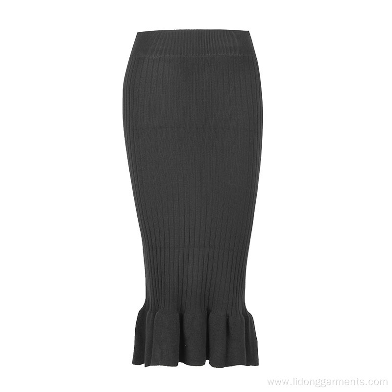 Women Loose Casual Skirt Fishtail Half-length Skirt