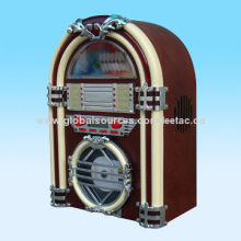 Jukebox CD Player with AM/FM Radio Function and Built-in 2-channel Stereo Speaker