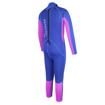 Seaskin 3/2mm Neoprene Back Zipper Wetsuit For Kids