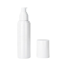 travel white plastic lotion pump bottle