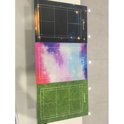 Desain khusus OEM print vinyl sports basketball flooring