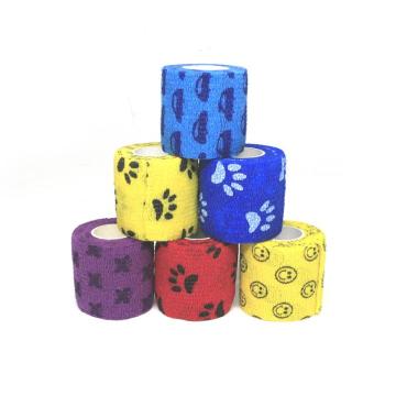 Printed Animal Elastic Cohesive Pet Bandage