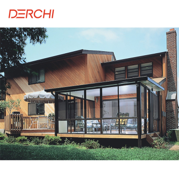 Modern Customized Veranda Aluminium Frame Glass Enclosure Sunroom With Installation Guide