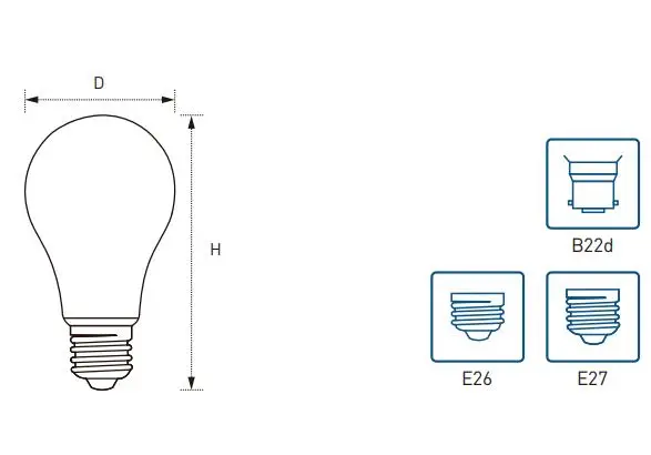 Chinese Supplierled Soft Filament U Shape Bulb