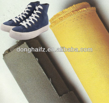 100% fashion cotton canvas fabric for shoes