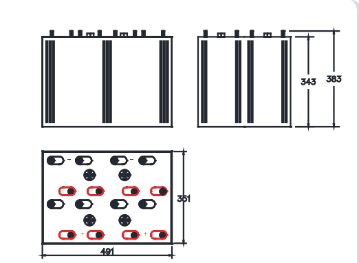 2V2000Ah Solar Gel Battery