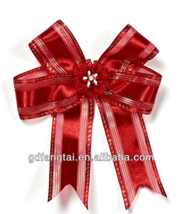 pre made ribbon bow lingerie ribbon bow for packaging