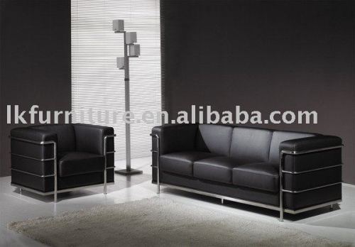 Leather Reception Office sofa