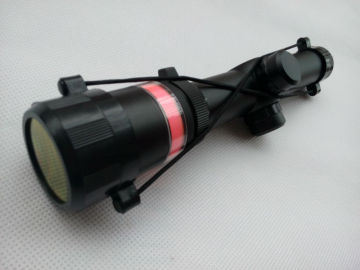 Tactical fiber hunting riflescope