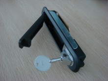 Black Powder-coated ZDC Multi-point Rod Control Locks