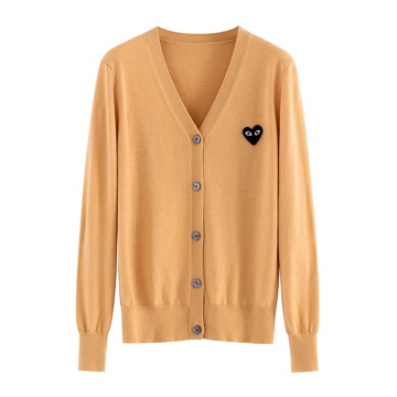 Orange Ladies Sweater Custom Wholesale
