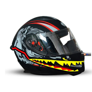 Shark EL Lighting Tape Helmet: New Arrival Cool Style Rechargeable LED Motorcycle Helmet