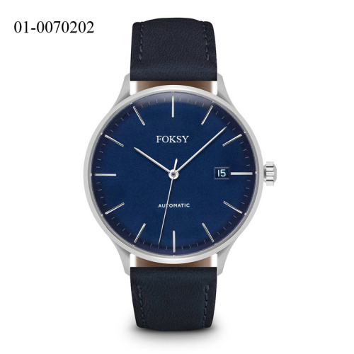 Fashion Stainless Steel genuine leather unisex watch OEM Japan Quartz Women men