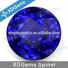 high quality corundum round shape blue spinel sapphire