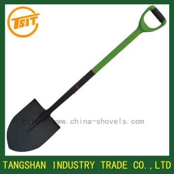 S518 square point steel spade shovel