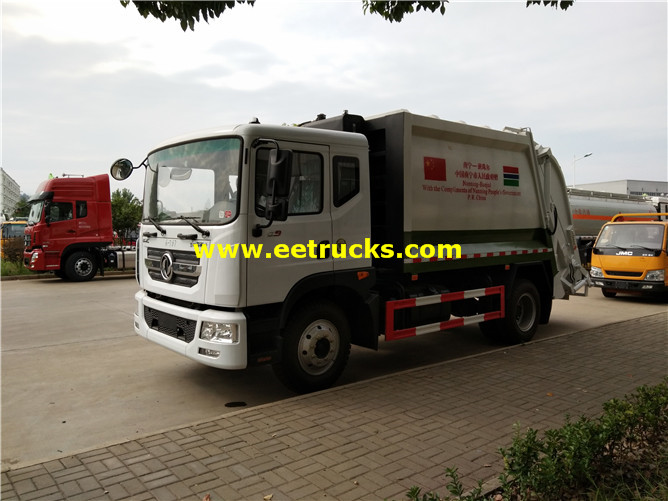 12000 Litres 190hp Waste Compactor Vehicles