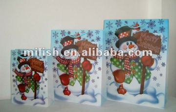 Plastic Christmas gift packaging bag