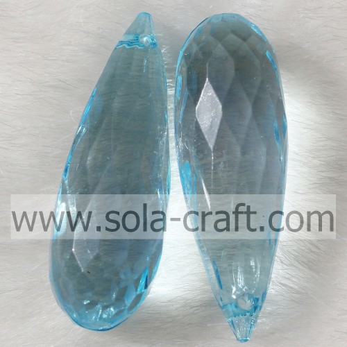 Teardrop acrylique transparent coloré de mode pour pendentif de lustre