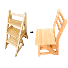 Multi-functional Library Bamboo Chair Lift Ladder Pricing