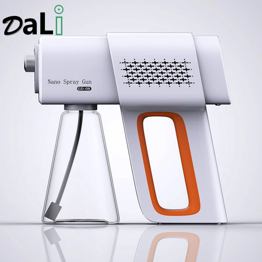 New 400ml Handheld Blue Ray Spray Machine Blue Light Disinfection for Hair Mist Nano Fogger Gun Nano Sprayer