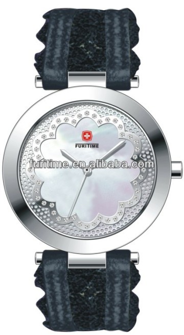 new design fashion girls watch luxury lady watch with led band