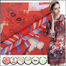 Hot Selling Digital printed Patterned chiffon fabric for sale