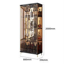 2025 Glass Display Cabinet for Alcohol and Cosmetics Showcase